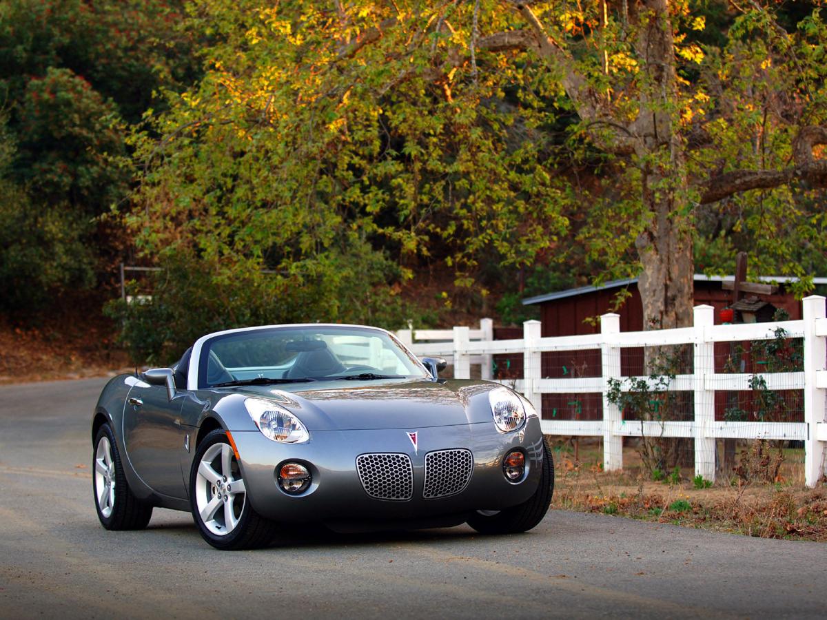 Pontiac Solstice technical specifications and fuel economy